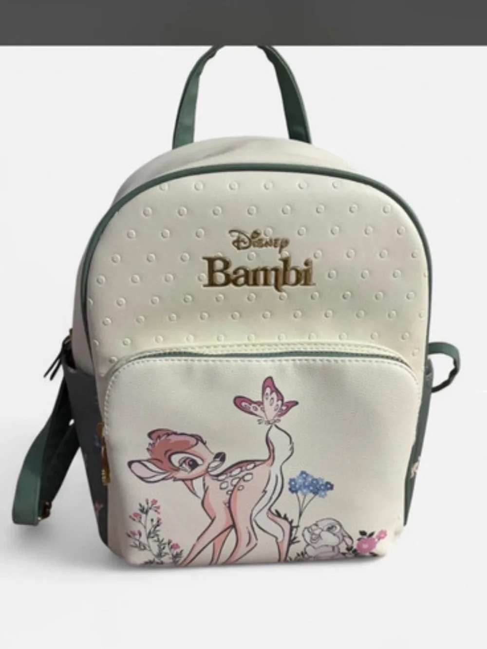 Disney Bambi Cream and Green Mini Backpack